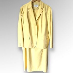 Oscar de la  Renta Vintage sleeveless Dress with Blazer.